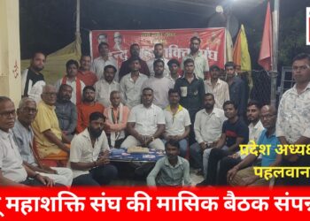 हिंदू महाशक्ति संघ की मासिक बैठक संपन्न