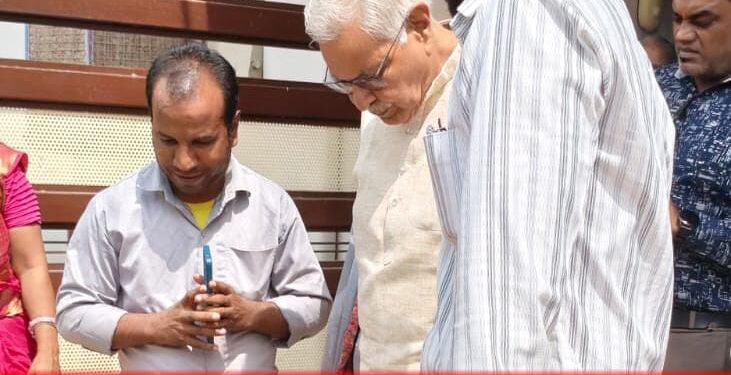 विधायक डॉ सीताशरण शर्मा ने किया निरीक्षण.